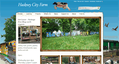 Desktop Screenshot of hackneycityfarm.co.uk