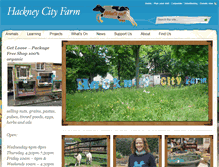 Tablet Screenshot of hackneycityfarm.co.uk